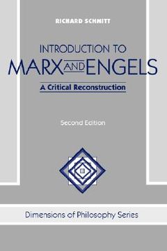 portada introduction to marx and engels: a critical reconstruction, second edition (en Inglés)