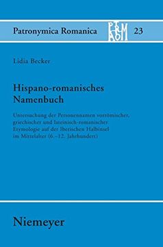 portada Hispano-Romanisches Namenbuch (en Alemán)
