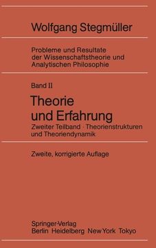 portada Theorie Und Erfahrung: Zweiter Teilband Theorienstrukturen Und Theoriendynamik (in German)