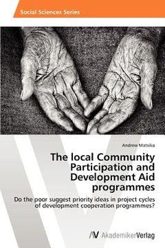 portada the local community participation and development aid programmes