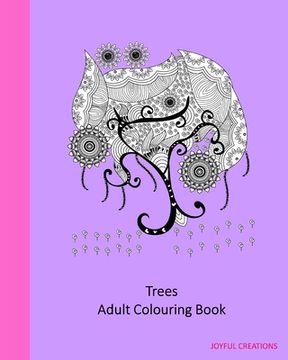 portada Trees: Adult Colouring Book (en Inglés)