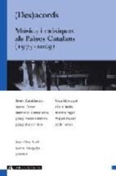 portada Des(acords). Música i músics als Països Catalans (1975-2009) (Argumenta)