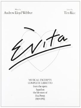 portada Evita Vocal Selections (en Inglés)