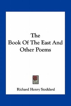 portada the book of the east and other poems (en Inglés)