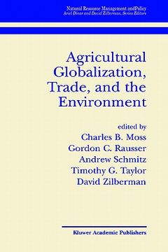 portada agricultural globalization trade and the environment (en Inglés)