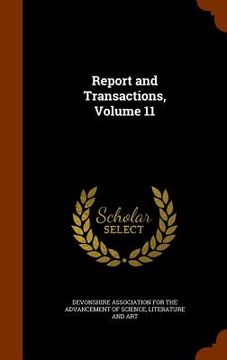 portada Report and Transactions, Volume 11 (en Inglés)