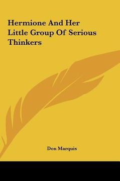 portada hermione and her little group of serious thinkers (in English)