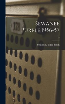 portada Sewanee Purple,1956-57; 74 (en Inglés)