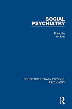 portada Social Psychiatry: Volume 1 (Routledge Library Editions: Psychiatry) (in English)