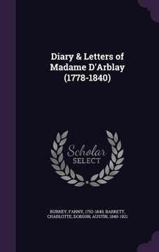 portada Diary & Letters of Madame D'Arblay (1778-1840)