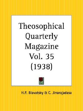 portada theosophical quarterly magazine 1938 (en Inglés)