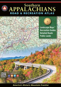 portada Southern Appalachians Road & Recreation Atlas (en Inglés)