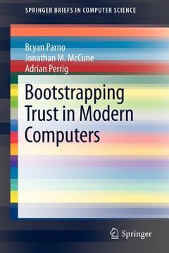 portada bootstrapping trust in modern computers