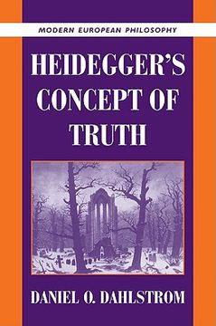 portada Heidegger's Concept of Truth (Modern European Philosophy) (en Inglés)