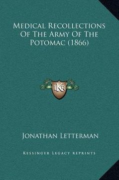 portada medical recollections of the army of the potomac (1866) (en Inglés)