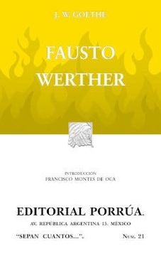 portada Fausto · Werther