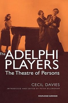 portada the adelphi players: the theatre of persons (in English)