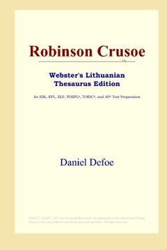 portada Robinson Crusoe (Webster's Lithuanian Thesaurus Edition)
