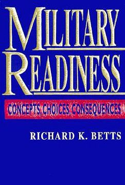 portada military readiness: concepts, choices, consequences (en Inglés)