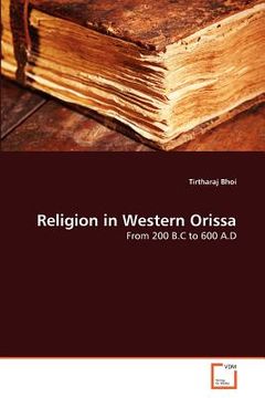 portada religion in western orissa (en Inglés)