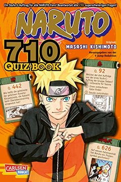 portada Naruto Quiz Book: 710 Spannende Fragen Über den Beliebtesten Ninja der Welt (en Alemán)
