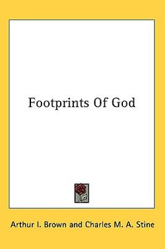 portada footprints of god (en Inglés)