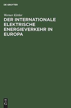 portada Der Internationale Elektrische Energieverkehr in Europa (en Alemán)