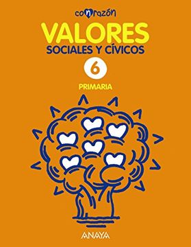 portada Valores Sociales y Cívicos 6. (Con razón)