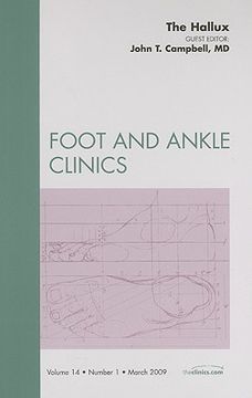 portada The Hallux, an Issue of Foot and Ankle Clinics: Volume 14-1