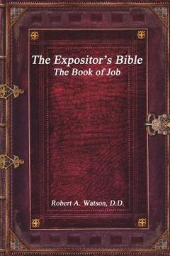 portada The Expositor's Bible: The Book of Job (en Inglés)