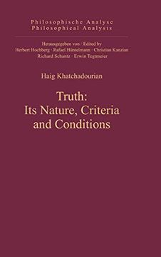 portada Truth: Its Nature, Criteria and Conditions (Philosophische Analyse (in English)