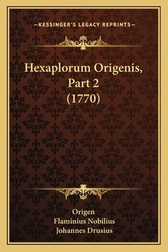 portada Hexaplorum Origenis, Part 2 (1770) (in Latin)
