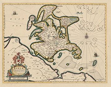 portada Historische Landkarte: Insel Rügen - 1647 (in German)