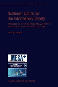 portada nonlinear optics for the information society