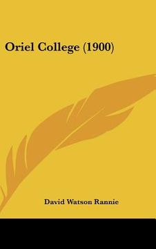 portada oriel college (1900) (in English)