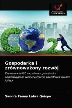 portada Gospodarka i zrównoważony rozwój (en Polaco)