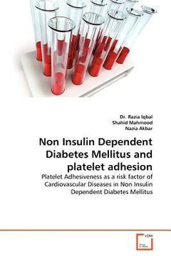 portada non insulin dependent diabetes mellitus and platelet adhesion (en Inglés)
