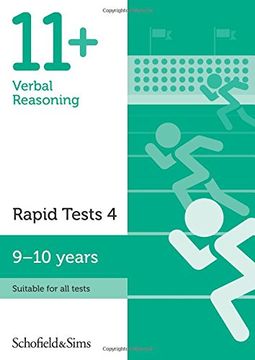 portada 11+ Verbal Reasoning Rapid Tests Book 4: Year 5, Ages 9-10 (en Inglés)