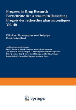 portada Progress in Drug Research / Fortschritte Der Arzneimittelforschung / Progrès Des Recherches Pharmaceutiques