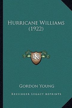 portada hurricane williams (1922) (en Inglés)
