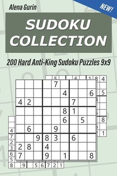 portada Sudoku Collection: 200 Hard Anti-King Sudoku Puzzles 9x9 (en Inglés)