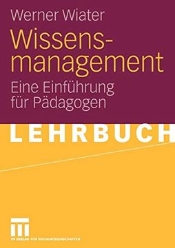 portada Wissensmanagement: Eine Einführung für Pädagogen (in German)