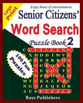 portada Senior Citizens' word search puzzle book 2 (en Inglés)
