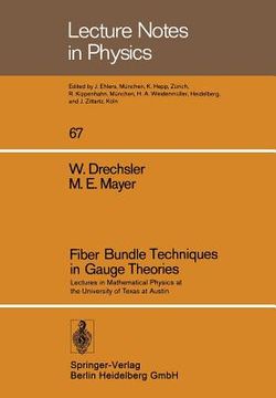 portada fiber bundle techniques in gauge theories: lectures in mathematical physics at the university of texas at austin