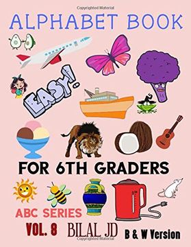portada Alphabet Book for 6th Graders: Alphabet Books: Activity Books for Kids (Abc) 
