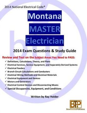 portada Montana 2014 Master Electrician Study Guide (in English)