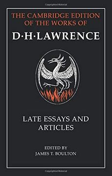 portada D. H. Lawrence: Late Essays and Articles (The Cambridge Edition of the Works of d. H. Lawrence) (en Inglés)