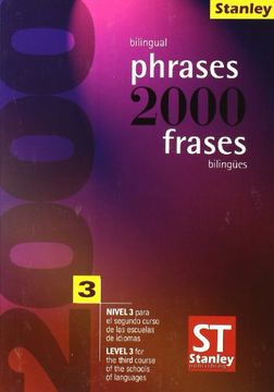 portada 2000 Frases Bilingües. Nivel 3. 2000 Phrases Bilingual. Level 3 (in English)