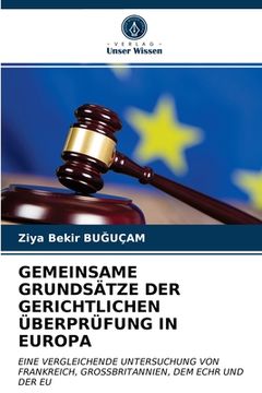 portada Gemeinsame Grundsätze Der Gerichtlichen Überprüfung in Europa (en Alemán)