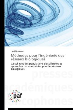 portada Methodes Pour L'Ingenierie Des Reseaux Biologiques